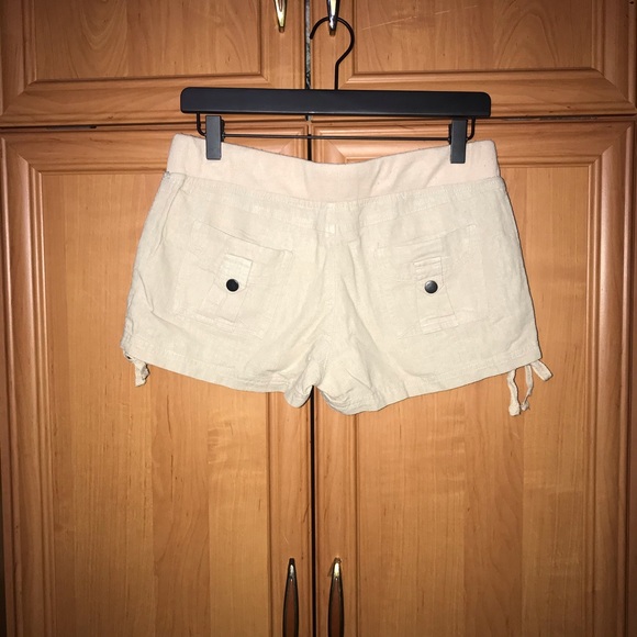 Beige Mini Shorts - Picture 2 of 6